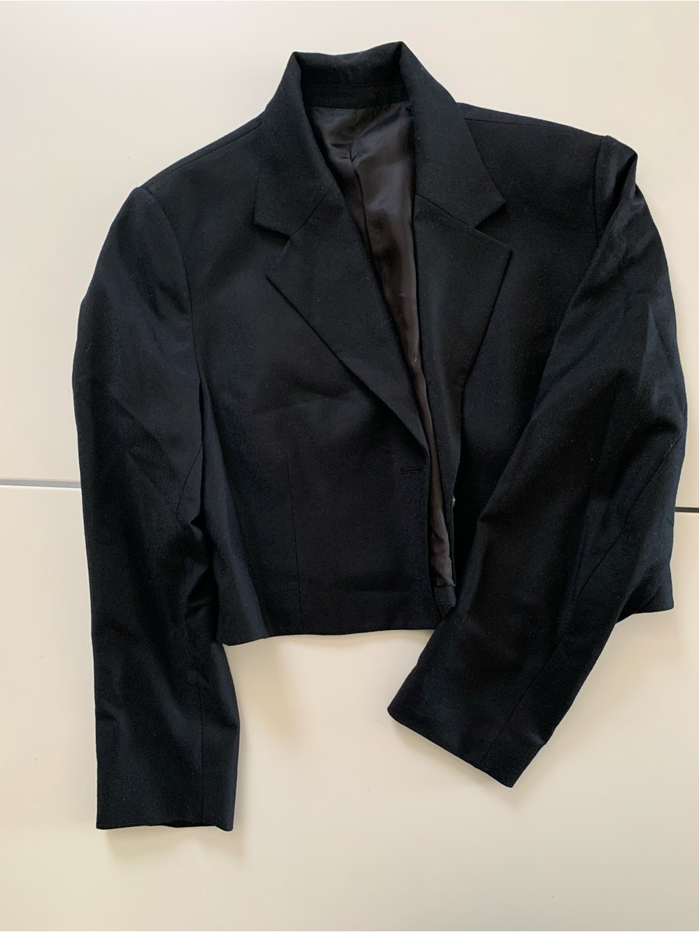 #20 ARKET / Cropped Black Women's Blazer Jacket